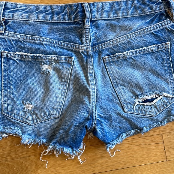 Free People We The Free button-fly Jean shorts - Picture 2 of 4